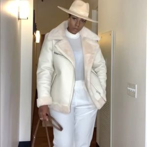 Fashion Nova Leather Coat‼️